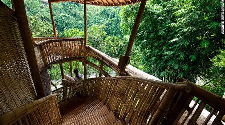 Spectacular bamboo village sets new heights for barefoot luxury - PHOTO