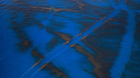 Mesmerising photos show Gulf's 210 million gallon oil spill in 2010 - PHOTO