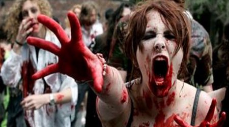Someone has been watching too many horror flicks...