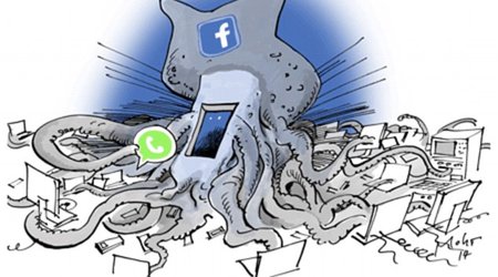 German newspaper depicts Mark Zuckerberg as big-nosed octopus - PHOTO