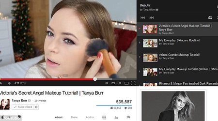 Beauty videos reach the 700 million hits a month mark - PHOTO