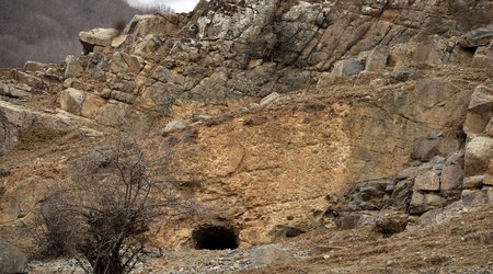 Historical monuments: ancient Albanian temple in Hajikand - PHOTO