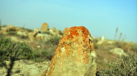 'Arab' cemetery near Baku - PHOTO