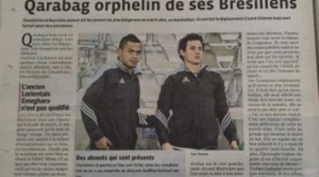 “Qarabağ” Fransa mətbuatında - FOTO