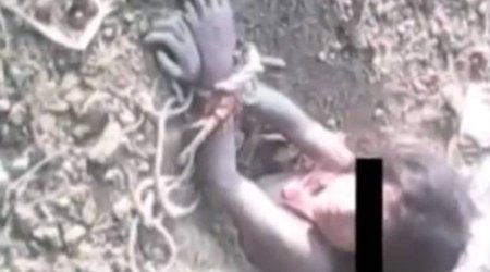 Man arrested after he reportedly tried to bury his 9-year-old daughter alive