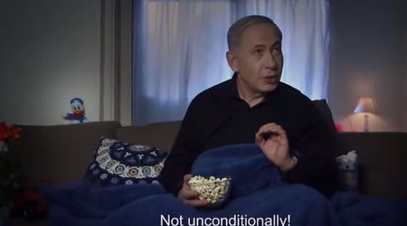 Netanyahu dayə oldu - VİDEO