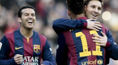 Messi Ronaldoya çatdı