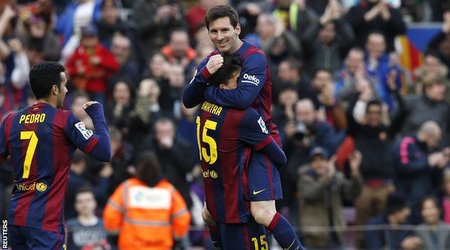 Barcelona 5 - 0 Levante