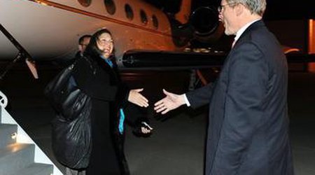 Viktoria Nuland arrives in Baku