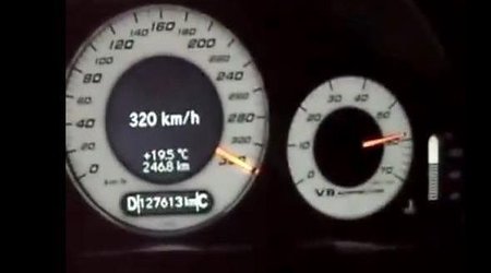 Azərbaycanda maşını 320 km/s sürətlə sürdülər - VİDEO