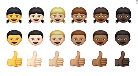 Apple's new diverse emoji characters