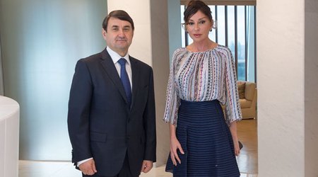 Мехрибан Алиева встретилась с Игорем Левитиным