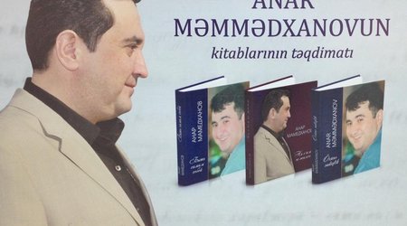 Anar Məmmədxanlının kitabları təqdim olundu - FOTOLAR