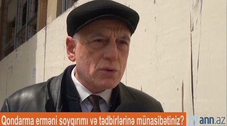 Bakı sakinləri qondarma erməni soyqırımı haqqında nə düşünür? - VİDEO SORĞU