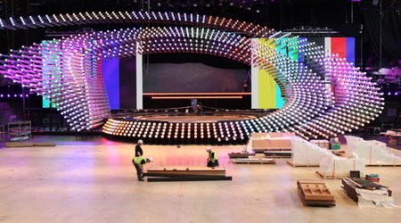 “Eurovision-2015” səhnəsi artıq hazırdır- Fotolar