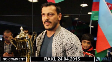 NO COMMENT: Zabit Səmədovu Bakıda belə qarşıladılar - ANN TV