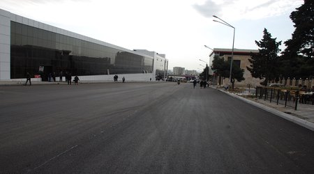 Bu yol təmirə bağlanır - Fotolar