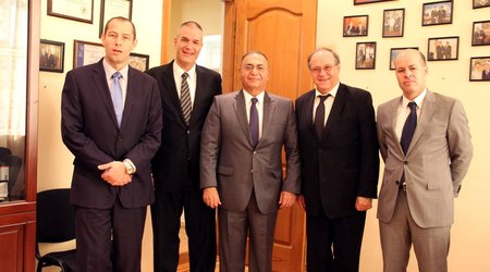 Asim Mollazade meets Israeli diplomats