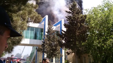 Faciəli yanğın hadisəsindən son FOTOLAR