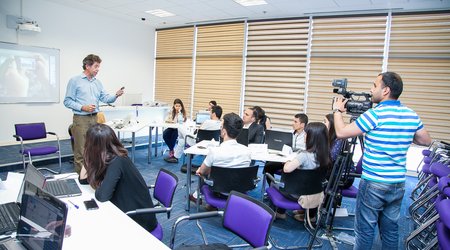 Mobile Media Training from Azercell for the students of BSU, Faculty of Journalism