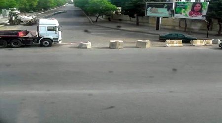 Paytaxtda daha bir yol təmirə bağlandı - Fotolar