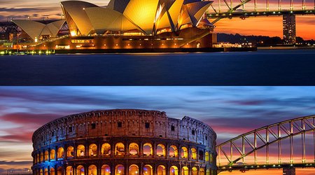 Bizarre design project reveals what iconic sights would look like in the wrong cities