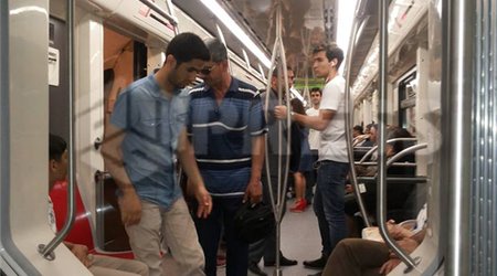 Bakı metrosunda yeni qatarlar - Fotolar