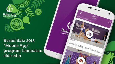 Bakı 2015-in mobil tətbiqetməsi