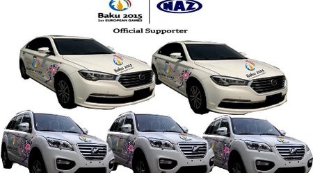 Avropa Oyunlarına 280 ədəd “NAZ Lifan” avtomobili gətirildi