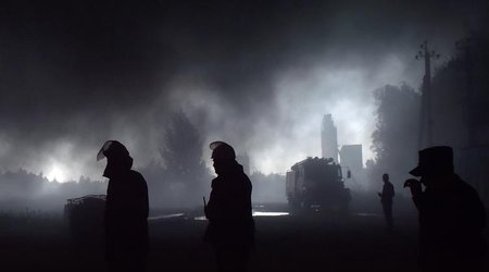 Dəhşətli yanğının görüntüləri ortaya çıxdı - FOTOLAR
