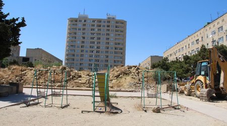 Zərifə Əliyeva adına parkda acınacaqlı vəziyyət - FOTOLAR