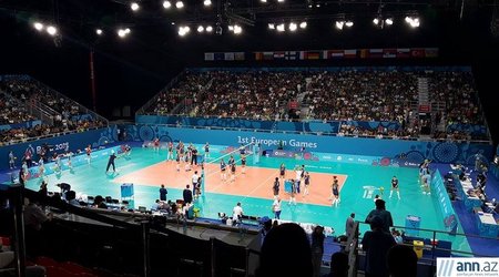 "Baku 2015": Kristal Zalda voleybol həyəcanı