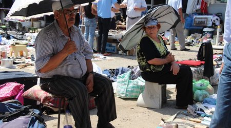 Satıcıları rus, alıcıları azərbaycanlı olan bazardan FOTOLAR