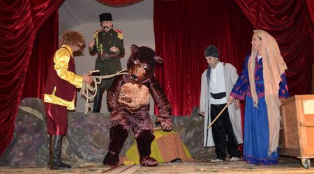 87-ci teatr mövsümü Tovuz rayonunda yekunlaşdı... - Fotolar