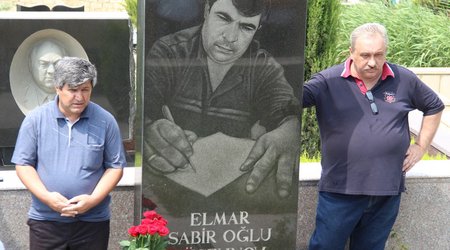 Elmar Hüseynovun doğum günü qeyd edildi - Fotolar