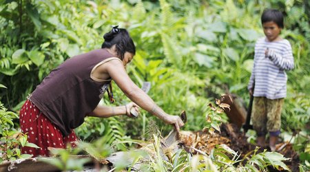 Life with the tattooed Indonesian tribe