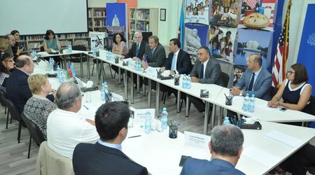 ABŞ-ın Nyu-Həmpşir ştatının nümayəndə heyəti ADU-da - FOTOLAR