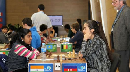 Şahmat üzrə Dünya çempionatının beşinci günü - Fotolar