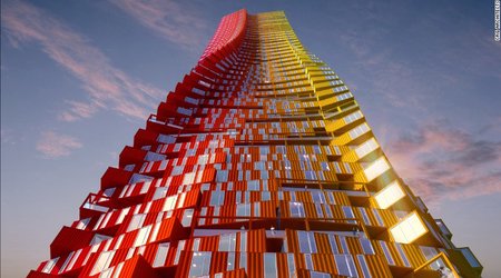 Could 'Containerscraper' grace Mumbai slum?