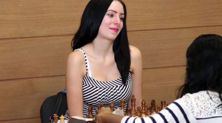 Şahmat üzrə Dünya Çempionatının 11-ci turu başa çatdı - Fotolar