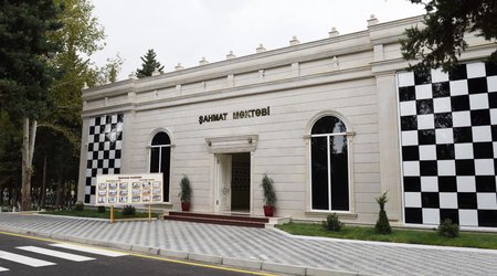 İlham Əliyev Ağsu Şahmat Məktəbinin açılışında iştirak edib - FOTOLAR