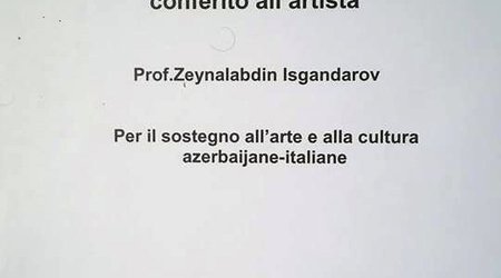 Azərbaycanlı heykəltəraş Roma Rəssamlıq Akademiyasının fəxri professoru seçildi
