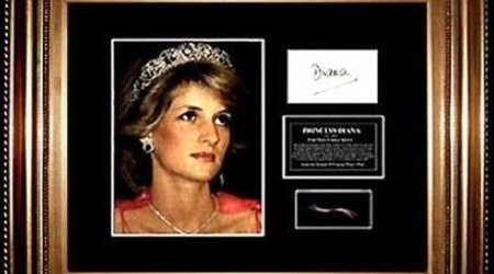 Fury as lock of Princess Diana's hair is put up for sale on Amazon for £800