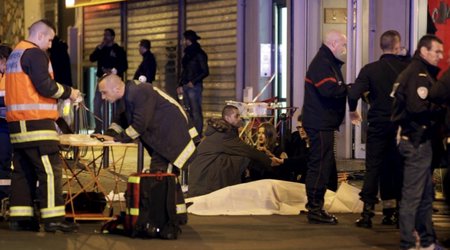 Parisdə terror - 153 qurban var - FOTOLAR