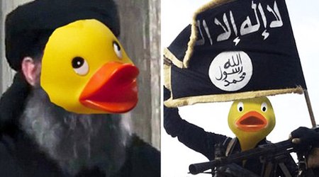 Internet mocks evil ISIS by Photoshopping rubber duck heads