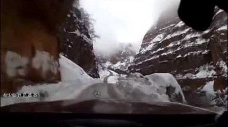 NO COMMENT: Xınalıq yolu qarlı aşırımlarla