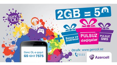 Up to 50% discounts with Genc OL tariff pack from Azercell
