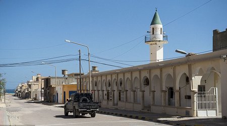 ISIS militants parade severed heads through Mediterranean coast town