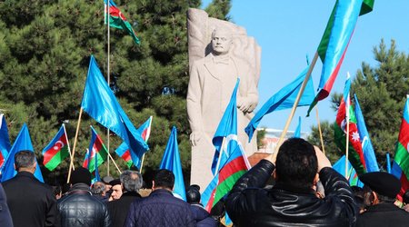 Bu gün Rəsulzadə belə anıldı - FOTOLAR
