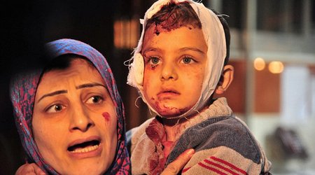 ISIS are blamed for horror bomb attacks in Syria